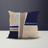 Akiiki Abstract Reversible Indoor/Outdoor Square Pillow Cover