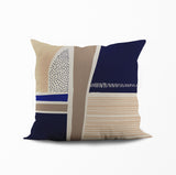 Akiiki Abstract Reversible Indoor/Outdoor Square Pillow Cover