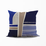 Akiiki Abstract Reversible Indoor/Outdoor Square Pillow Cover