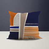 Akiiki Abstract Reversible Indoor/Outdoor Square Pillow Cover