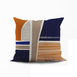 Akiiki Abstract Reversible Indoor/Outdoor Square Pillow Cover