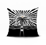 Aky Palm Reversible Indoor/Outdoor Square Pillow