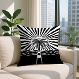 Aky Palm Reversible Indoor/Outdoor Square Pillow
