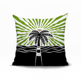 Aky Palm Reversible Indoor/Outdoor Square Pillow