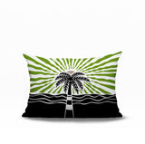 Aky Palm Reversible Indoor/Outdoor Rectangle Pillow