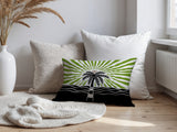 Aky Palm Reversible Indoor/Outdoor Square Pillow