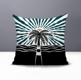 Aky Palm Reversible Indoor/Outdoor Square Pillow