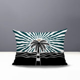 Aky Palm Reversible Indoor/Outdoor Rectangle Pillow