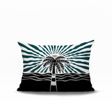 Aky Palm Reversible Indoor/Outdoor Rectangle Pillow