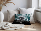 Aky Palm Reversible Indoor/Outdoor Square Pillow