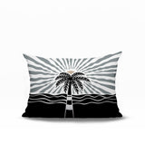 Aky Palm Reversible Indoor/Outdoor Rectangle Pillow