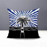 Aky Palm Reversible Indoor/Outdoor Square Pillow