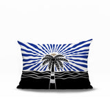 Aky Palm Reversible Indoor/Outdoor Rectangle Pillow