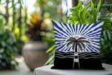 Aky Palm Reversible Indoor/Outdoor Square Pillow