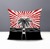 Aky Palm Reversible Indoor/Outdoor Square Pillow