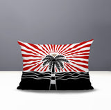 Aky Palm Reversible Indoor/Outdoor Rectangle Pillow