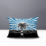 Aky Palm Reversible Indoor/Outdoor Rectangle Pillow