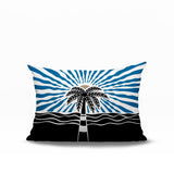Aky Palm Reversible Indoor/Outdoor Rectangle Pillow