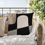 Aldo Abstract Reversible Indoor/Outdoor Square Pillow