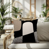 Aldo Abstract Reversible Indoor/Outdoor Square Pillow
