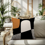 Aldo Abstract Reversible Indoor/Outdoor Square Pillow