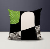 Aldo Abstract Reversible Indoor/Outdoor Square Pillow