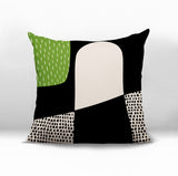 Aldo Abstract Reversible Indoor/Outdoor Square Pillow