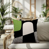 Aldo Abstract Reversible Indoor/Outdoor Square Pillow