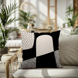 Aldo Abstract Reversible Indoor/Outdoor Square Pillow