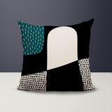 Aldo Abstract Reversible Indoor/Outdoor Square Pillow