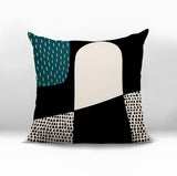 Aldo Abstract Reversible Indoor/Outdoor Square Pillow