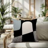 Aldo Abstract Reversible Indoor/Outdoor Square Pillow