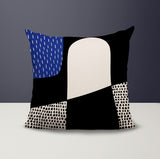 Aldo Abstract Reversible Indoor/Outdoor Square Pillow