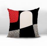 Aldo Abstract Reversible Indoor/Outdoor Square Pillow