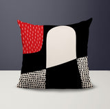 Aldo Abstract Reversible Indoor/Outdoor Square Pillow