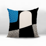 Aldo Abstract Reversible Indoor/Outdoor Square Pillow