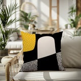 Aldo Abstract Reversible Indoor/Outdoor Square Pillow