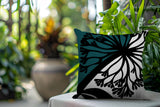 Aldy Floral Reversible Indoor/Outdoor Square Pillow