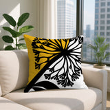 Aldy Floral Reversible Indoor/Outdoor Square Pillow