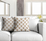 Alexi Geometric Reversible Indoor/Outdoor Square Pillow