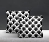 Alexi Geometric Reversible Indoor/Outdoor Square Pillow