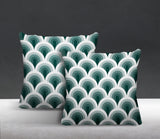 Alexi Geometric Reversible Indoor/Outdoor Square Pillow