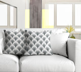 Alexi Geometric Reversible Indoor/Outdoor Square Pillow