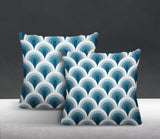 Alexi Geometric Reversible Indoor/Outdoor Square Pillow