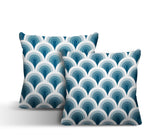 Alexi Geometric Reversible Indoor/Outdoor Square Pillow