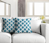 Alexi Geometric Reversible Indoor/Outdoor Square Pillow