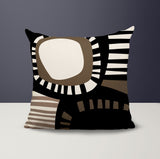 Alika Abstract Reversible Indoor/Outdoor Square Pillow