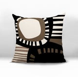 Alika Abstract Reversible Indoor/Outdoor Square Pillow