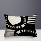 Alika Abstract Reversible Indoor/Outdoor Rectangular Pillow