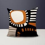 Alika Abstract Reversible Indoor/Outdoor Square Pillow